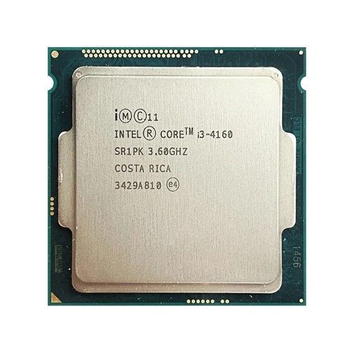 787617-001 HP 3.60GHz 5.00GT/s DMI2 3MB L3 Cache Socket LGA1150 Intel Core i3-4160 Dual-Core Processor