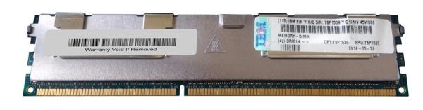78P1539 IBM 32GB DDR3-1066MHz PC3-8500 ECC Registered CL7 240-Pin DIMM 1.35V Low Voltage Memory Module