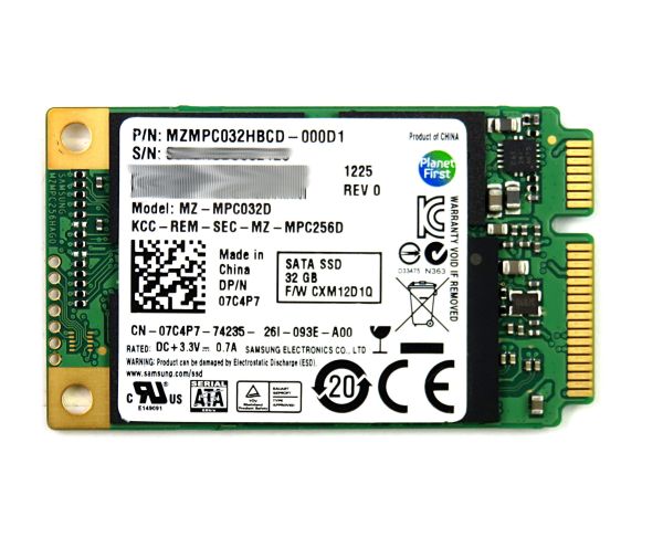 7C4P7 Dell 32GB mSATA 6Gb/s 1.8-inch Solid State Drive
