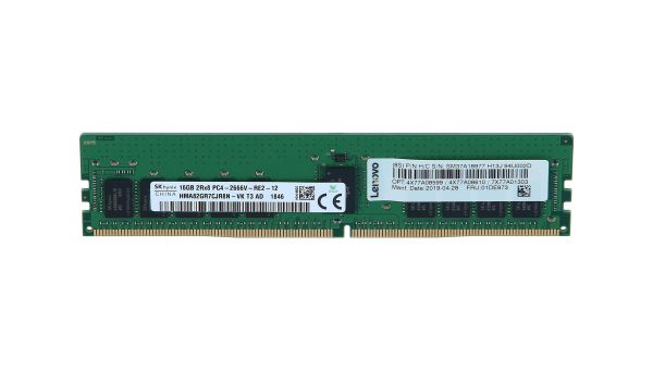 7X77A01303 Lenovo 16GB DDR4-2666MHz/PC4-21300 ECC Registered CL19 288-Pin RDIMM 1.2V Dual Rank Memory Module