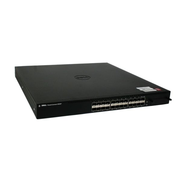 08132F Dell PowerConnect 8132F 24 x Port 10GBase-T 10 Gigabit Ethernet SFP+ Rack-mountable 1U Layer 3 Managed Fiber Network Switch