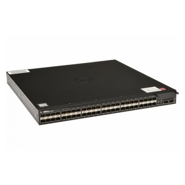 8164F Dell PowerConnect 8164F 48 x Ports 10 Gigabit SFP+ + 2 x Ports 40 Gigabit QSFP+ Layer 3 Managed Rack-Mountable Switch