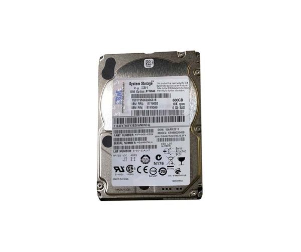 81Y9596 IBM 600GB 10000RPM SAS 6.0Gb/s 2.5-inch Hard Drive with Tray