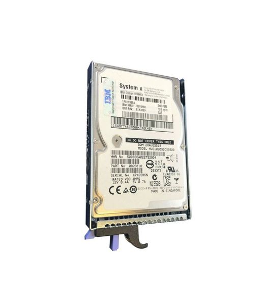 81Y9655 IBM 900GB 10000RPM 6Gb/s SAS Simple-Swappable 2.5-inch Hard Drive