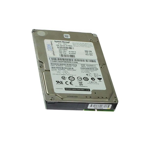 81Y9944 IBM 300GB 15000RPM SAS 6GB/s 2.5-inch Hard Disk Drive
