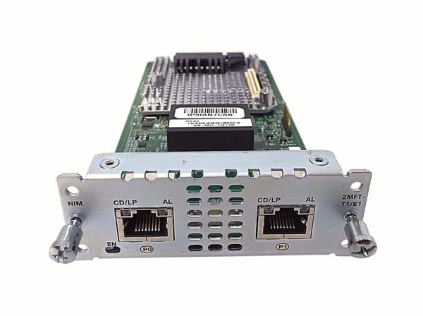 NIM-2MFT-T1/E1++= Cisco Fourth-Generation Multi-flex Trunk Voice/Clear-channel Data T1/E1 Module - expansion module