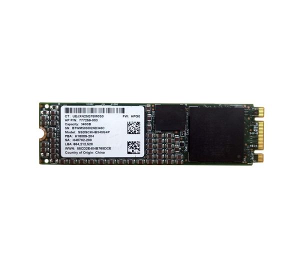835563-B21 HP 340GB mSATA 6GB/s Read Intensive M.2 2280 Solid State Drive