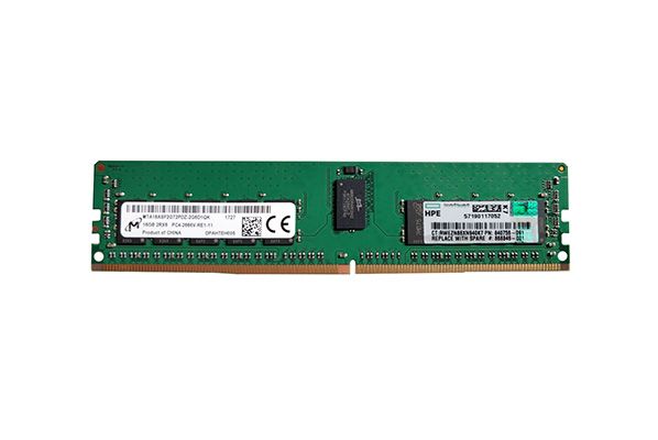 840756-091 HP 16GB DDR4-2666 PC4-21300 ECC Registered Dual Rank x8 CL-19 288-Pin 1.2V DIMM Memory Module