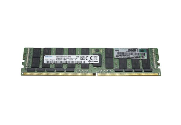 840759-091 HP 64GB DDR4-2666 PC4-21300 ECC Registered Quad Rank x4 CL-19 288-Pin Load Reduced 1.2V DIMM Memory Module