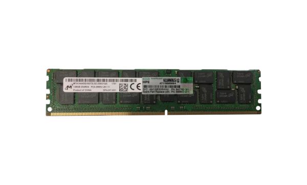 868845-001 HP 128GB DDR4-2666MHZ PC4-21300 ECC REGISTERED CL19 288-Pin DIMM Octal Rank 1.2V Memory for ProLiant Gen 10 Server