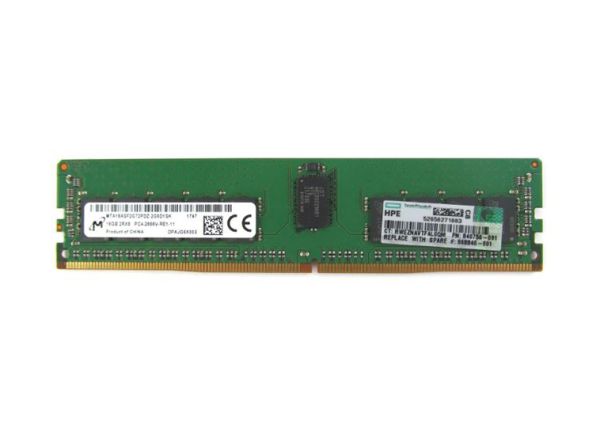 868846-001 HP 16GB DDR4-2666 PC4-21300 ECC Registered Dual Rank x8 CL-19 288-Pin 1.2V DIMM Memory Module
