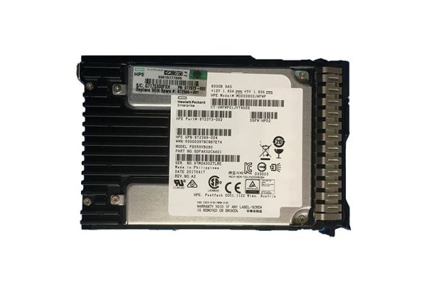 870053-003 HP 800GB SATA 6Gb/s WI SFF SC DS Hot Swappable MLC 2.5-inch Solid State Drive