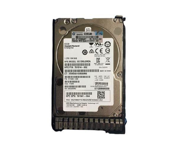 872737-001 HP 1.2TB 10000RPM SAS 12Gb/s Hot-Swappable 2.5-inch Hard Drive with Tray