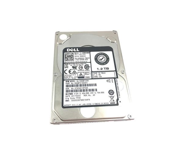89D42 Dell 1.2TB 10000RPM SAS 12Gb/s 3.5-inch Hybrid Hard Drive with Tray