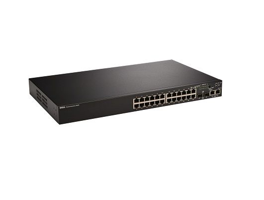 08H424 Dell PowerConnect 3024 24 x Ports 10/100Base-T + 2 x Ports Gigabit Rack-Mountable Fast Ethernet Network Switch