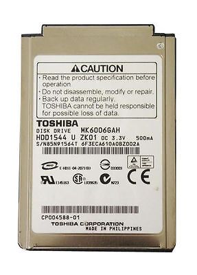 HDD1544 Toshiba 60GB 4200RPM 2MB Cache ATA/IDE-100 1.8-inch Low Profile Laptop Hard Drive