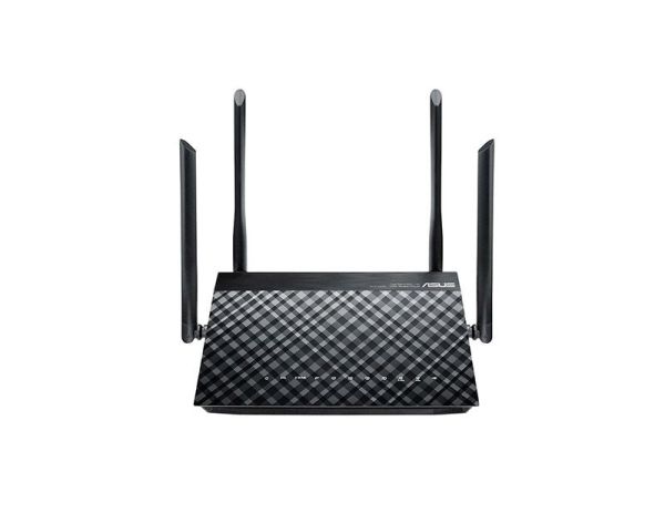 90IG02B0-BU2110 ASUS DSL-AC55U wireless router Gigabit Ethernet Dual-band [2.4 GHz / 5 GHz] 4G Black
