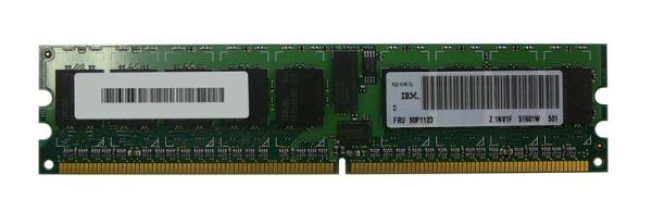 90P1123 IBM 256MB DDR2-400MHz PC2-3200 ECC Registered CL3 240-Pin DIMM 1.8V Memory Module