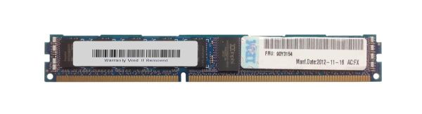 90Y3154 IBM 4GB DDR3-1600MHz PC3-12800 ECC Registered CL11 240-Pin DIMM 1.35V Low Voltage Dual Rank Memory Module