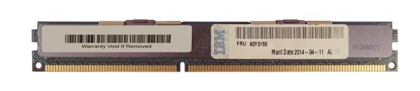 90Y3155 IBM 8GB DDR3-1600MHz PC3-12800 ECC Registered CL11 240-Pin DIMM 1.35V Low Voltage Dual Rank Memory Module