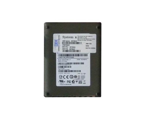 90Y8643 IBM 256GB SATA 6GB/s Hot-Pluggable 2.5-inch MLC Enterprise Internal Solid State Drive