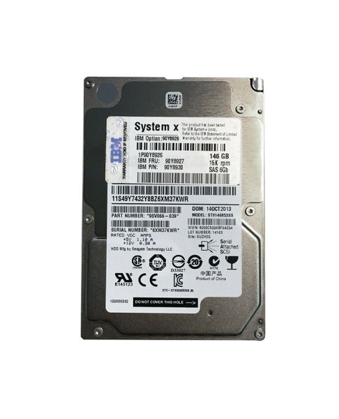 90Y8953 IBM 500GB 7200RPM SAS 6Gb/s 2.5-inch Hot Swapable Hard Drive with Tray