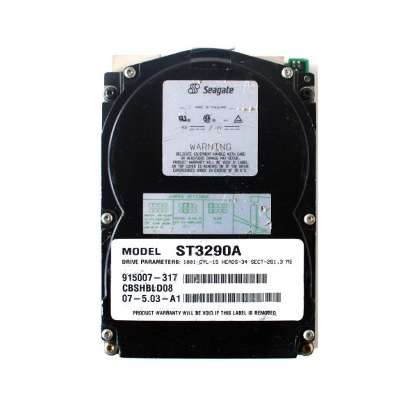 915007-317 Seagate 260MB 3800RPM IDE/ATA 64KB Cache 3.5-inch Hard Drive