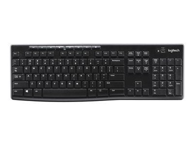920-003051 Logitech K270 Wireless 2.4 GHz Full Size USB Keyboard Long-Range