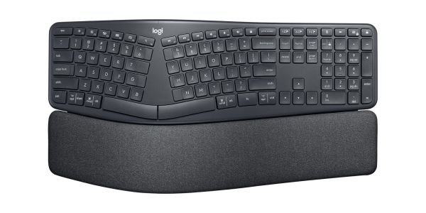 920-009166 Logitech ERGO K860 Wireless Split Ergonomic Keyboard with Wrist Rest