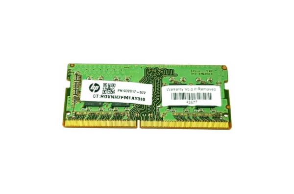 932817-672 HP 8GB PC4-21300 DDR4-2666MHz non-ECC Unbuffered CL19 SoDIMM Memory Module