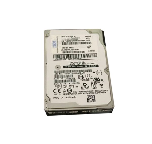 98Y6032 IBM 1.2TB 10000RPM SAS 6Gb/s Hot Swap 2.5-inch Hard Drive