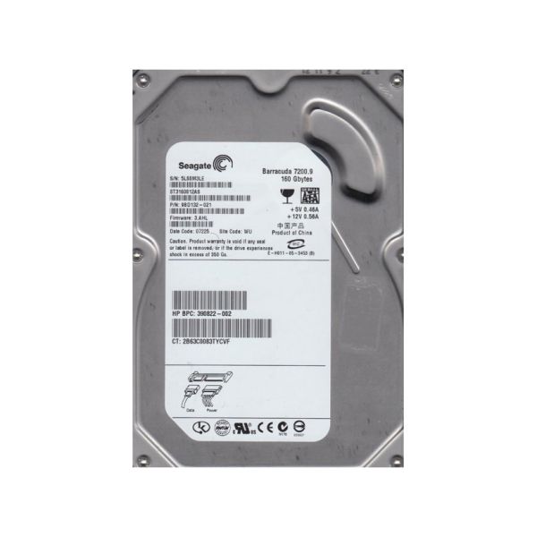 9BD132-021 Seagate BarraCuda 7200.9 160GB 7200RPM SATA 3Gb/s 8MB Cache 3.5-inch Hard Drive