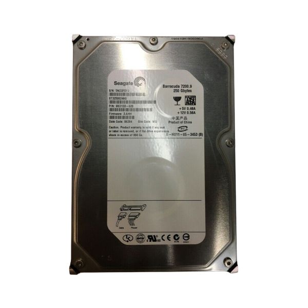 9BD133-620 Seagate BarraCuda 7200.9 250GB 7200RPM SATA 3Gb/s 8MB Cache 3.5-inch Hard Drive