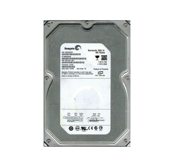 9BJ134-621 Seagate BarraCuda 7200.1 400GB 7200RPM SATA 3Gb/s 8MB Cache 3.5-inch Hard Drive