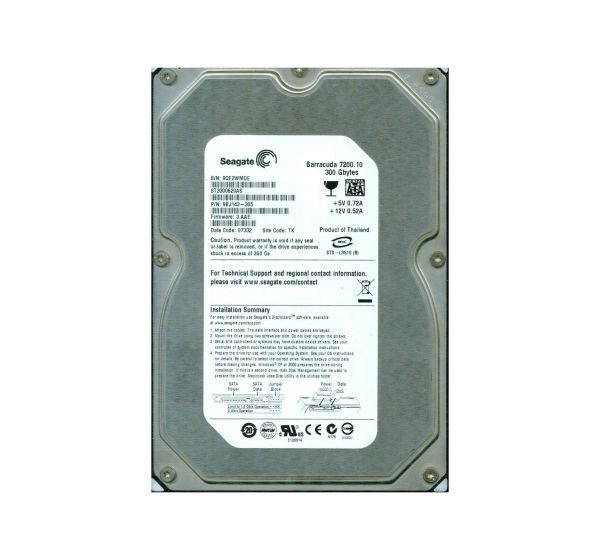 9BJ143-305 Seagate 300GB 7200RPM SATA 3Gb/s 16MB Cache 3.5-inch Hard Drive