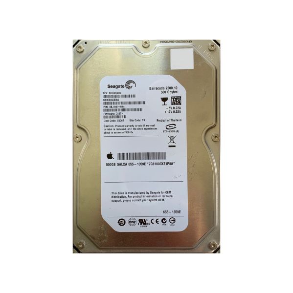 9BJ146-044 Seagate BarraCuda 7200.1 500GB 7200RPM SATA 3Gb/s 16MB Cache 3.5-inch Hard Drive