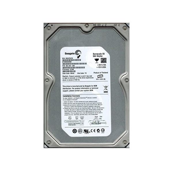 9BL146-269 Seagate 500GB 7200RPM SATA 3Gb/s 3.5-inch Hard Drive