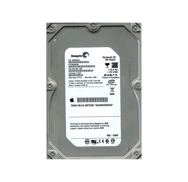 9BL148-045 Seagate BarraCuda ES 750GB 7200RPM SATA 3Gb/s 16MB Cache 3.5-inch Hard Drive