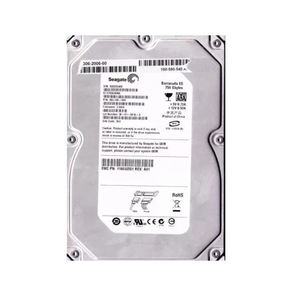 9BL148-090 Seagate 750GB 7200RPM SATA 3Gb/s 16MB Cache 3.5-inch Hard Drive