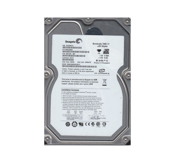 9BX158-302 Seagate 1TB 7200RPM SATA 3Gb/s 3.5-inch Hard Drive