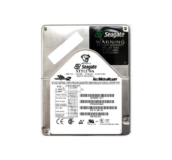 9C2005-317 Seagate Medalist 1270SL 1.28GB 5400RPM IDE/ATA 128KB Cache 3.5-inch Hard Drive