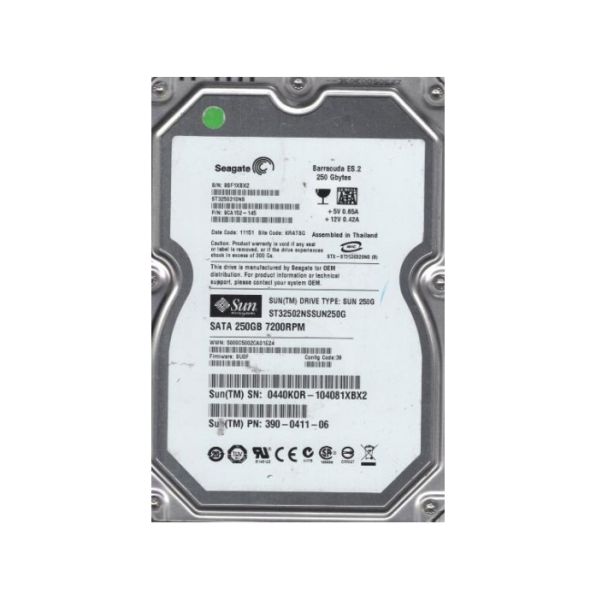 9CA152-145 Seagate BarraCuda ES.2 250GB 7200RPM SATA 3Gb/s 32MB Cache 3.5-inch Hard Drive