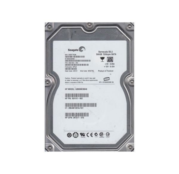 9CA154-783 Seagate BarraCuda ES.2 500GB 7200RPM SATA 3Gb/s 32MB Cache 3.5-inch Hard Drive