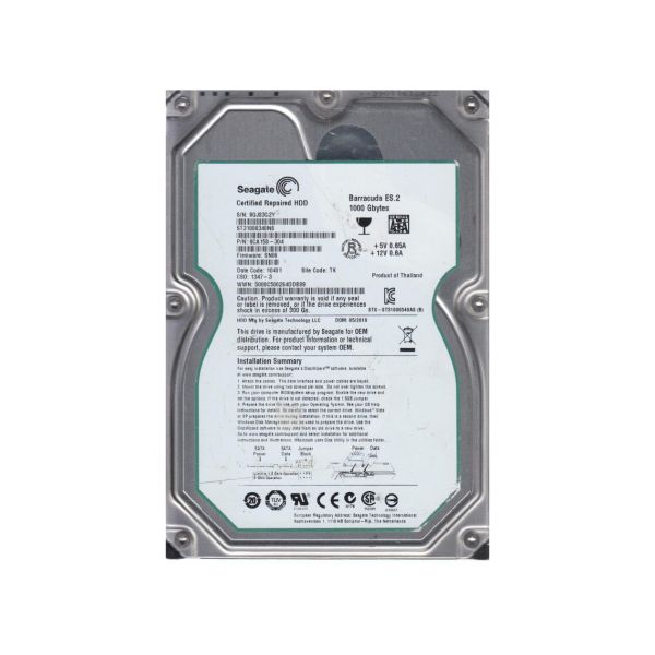 9CA158-304 Seagate BarraCuda 1TB 7200RPM SATA 3Gb/s 32MB Cache 3.5-inch Hard Drive