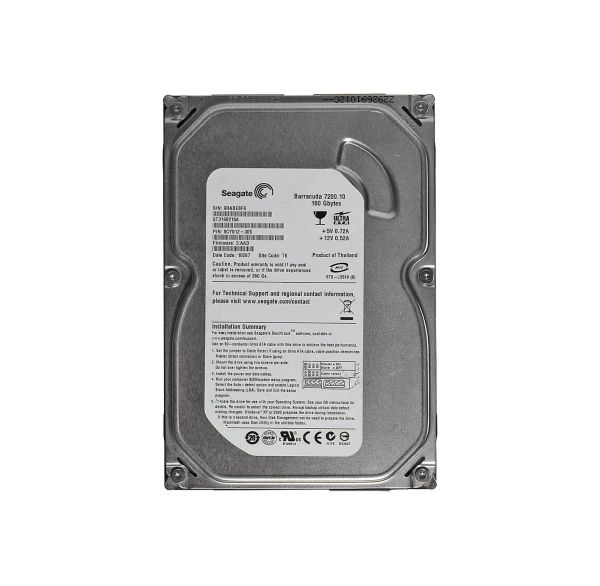 9CY012-305 Seagate BarraCuda 7200.1 160GB 7200RPM ATA-100 2MB Cache 3.5-inch Hard Drive