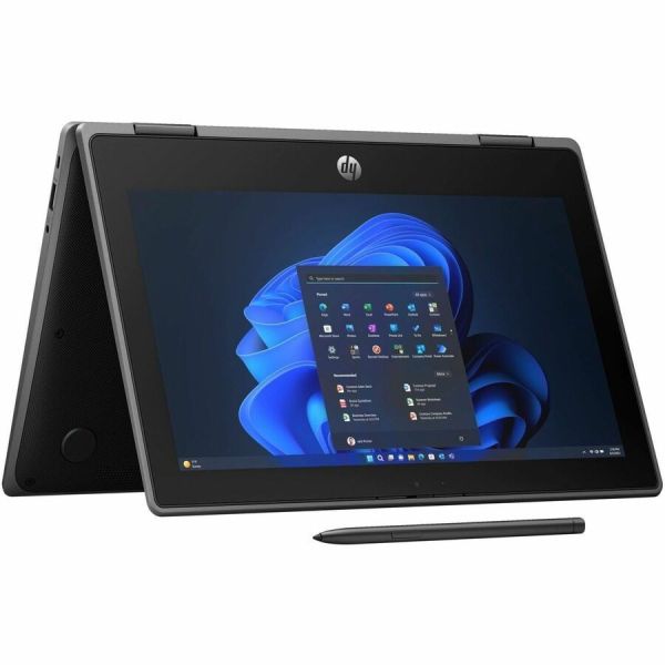 9E8T2UT#ABA HP Pro x360 Fortis G11 11.6-inch Touchscreen Rugged Convertible 2 in 1 Notebook HD Intel N-Series N200 4GB 128 GB