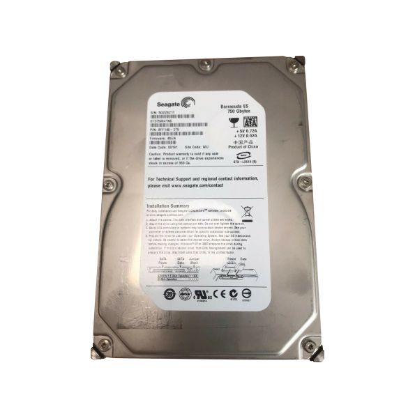 9FF148-275 Seagate 750GB 7200RPM SATA 3Gb/s 3.5-inch Hard Drive