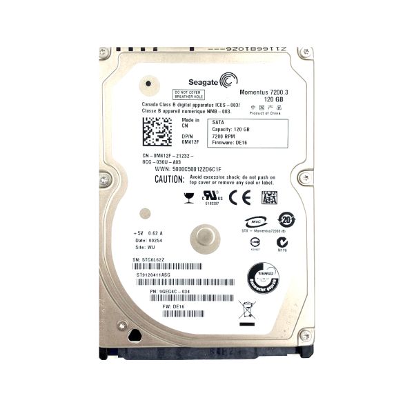 9GEG4C-034 Seagate 120GB 7200RPM SATA 3Gb/s 2.5-inch Hard Drive