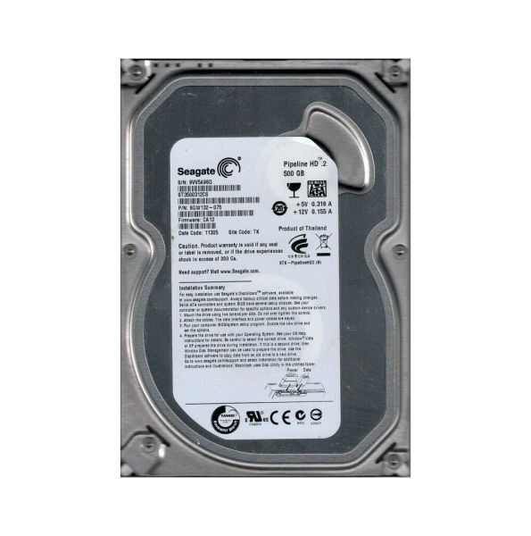 9GW132-075 Seagate 500GB 5900RPM SATA 3Gb/s 3.5-inch Hard Drive