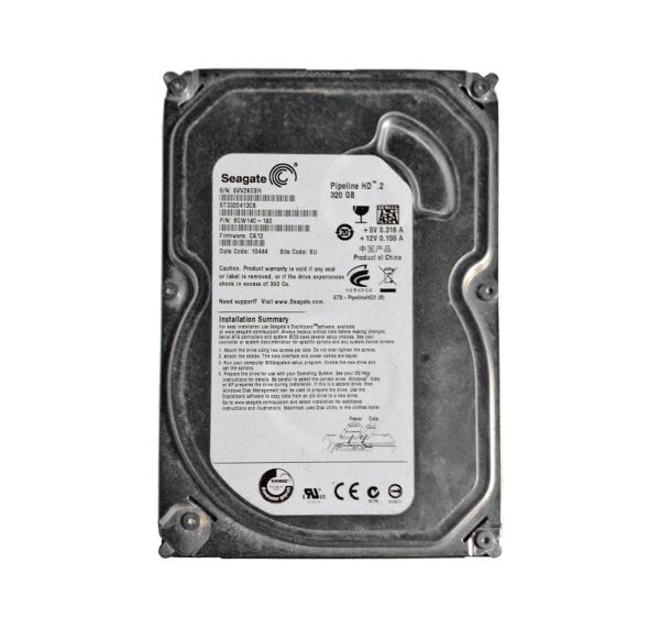 9GW14C-160 Seagate Pipeline HD.2 320GB 5900RPM SATA 3Gb/s 16MB Cache 3.5-inch Hard Drive